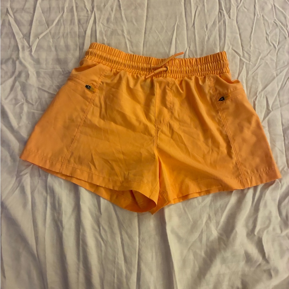 Old Navy Girl’s Bright Orange StretchTech Athletic Shorts